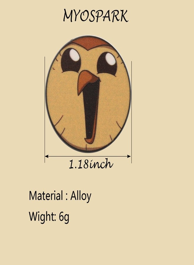 MYOSPARK Owl Inspired Gift Owl Enamel Lapel Pin Owl Fan Gift Owl Jewelry for Women (Owl Pin) - Image 2