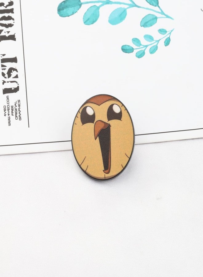 MYOSPARK Owl Inspired Gift Owl Enamel Lapel Pin Owl Fan Gift Owl Jewelry for Women (Owl Pin) - Image 3