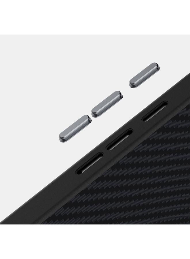 erorex Case For Google Pixel 9 Pro XL ABEEL C Carbon Fiber Series 6D Micro Relief MagSafe Phone Case  - Image 4