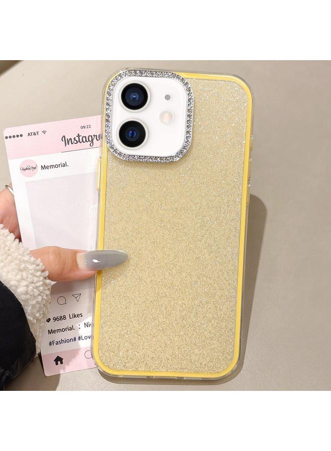 Zaboon Case For iPhone 11 Rhinestone-Embedded Camera Frame Glitter Full Coverage Phone Case - Image 1