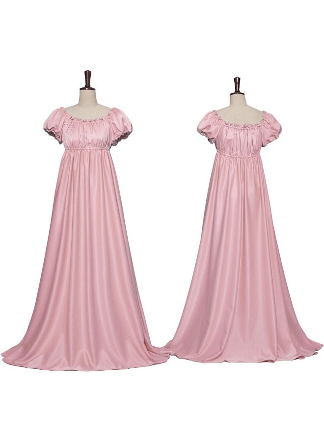 NIBEMINENT Bridgerton dress, medieval retro ball dress, long dress, cosplay stage performance costume - Image 1