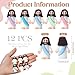 Bememo 12 Pcs Little Jesus Love You Figure Original Rubber Easter to Hide and Seek March for Jesus Religious Party Favors Sunday School Baptism Easter GiftsMacaron Colors - Image 4
