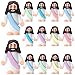 Bememo 12 Pcs Little Jesus Love You Figure Original Rubber Easter to Hide and Seek March for Jesus Religious Party Favors Sunday School Baptism Easter GiftsMacaron Colors - Image 2