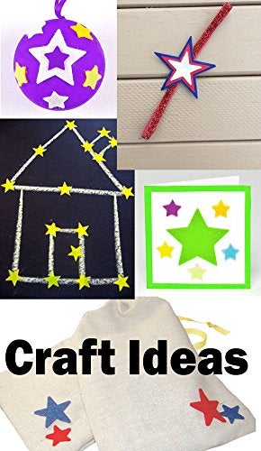 Playfully Ever After 1.5 Inch Felt Star Stickers (Red) - Image 4