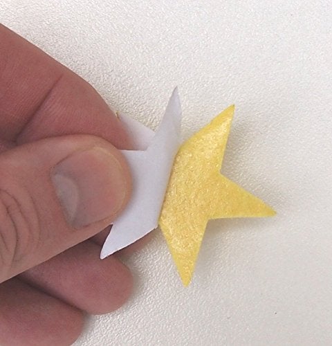 Playfully Ever After 1.5 Inch Felt Star Stickers (Red) - Image 3