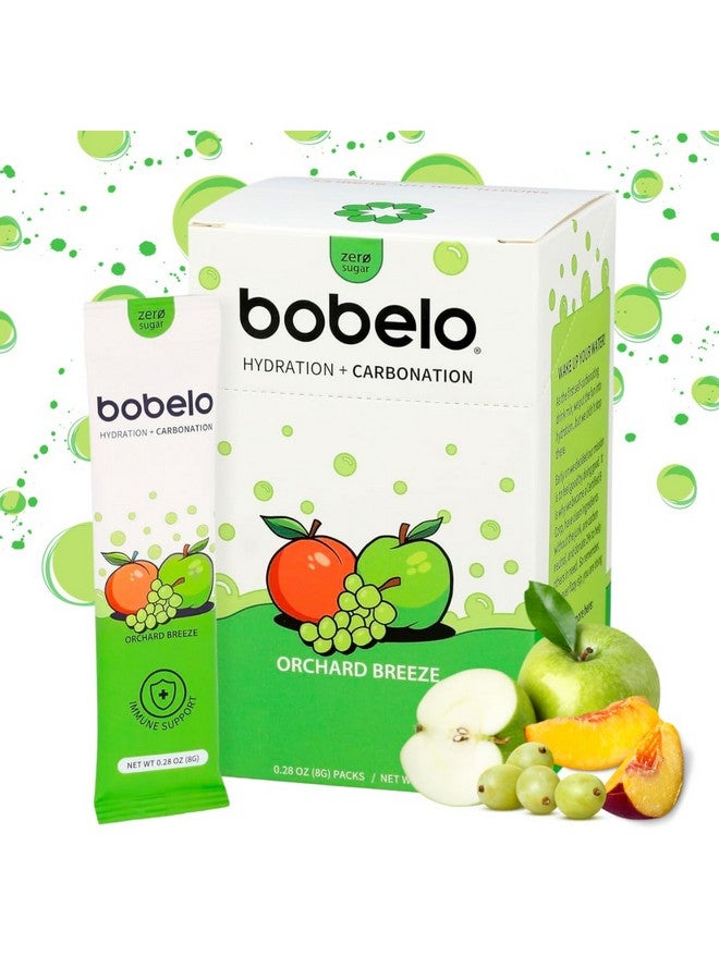 Bobelo Self Carbonating Hydration Packets, Orchard Breeze, 30 Pack, Sparkling Water & Soda Alternative, Sugar Free Electrolytes Powder Packets, Water Enhancer Drink Mix, Low Calorie, Keto Friendly - Image 1
