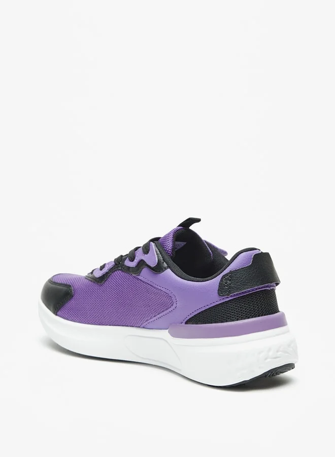 Kappa Womens Textured Lace-Up Sports Shoes