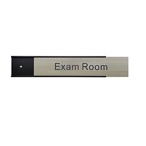 Icomecn Nameplate Holder Wall or Door 5Pack (Black, 2“ × 10”) - Image 2