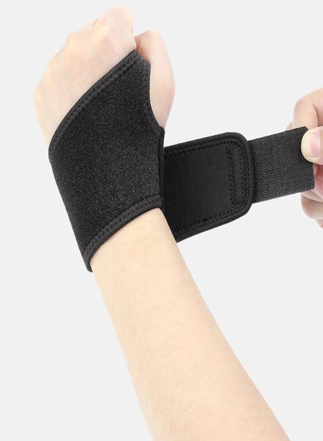 Mockery Wrist Support Band with Thumb Loops Compression Wrist Support for Fitness, Weightlifting, Tendonitis, Carpal Tunnel Arthritis, Wrist Pain Relief (1 Pair) - Image 5