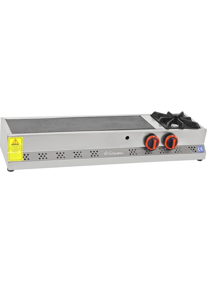 Himaksan Industrial LPG Cylinder Counter Top 100cm 1 Burner Iskender Stove HMK-İSKOG100-G 