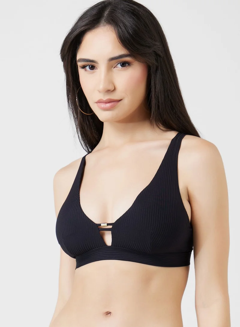 Dorina Cut Out Lace Detail Swim Top