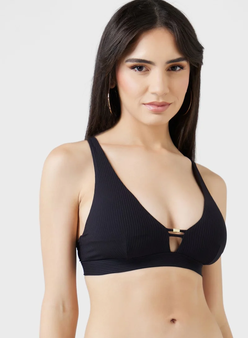 Dorina Cut Out Lace Detail Swim Top