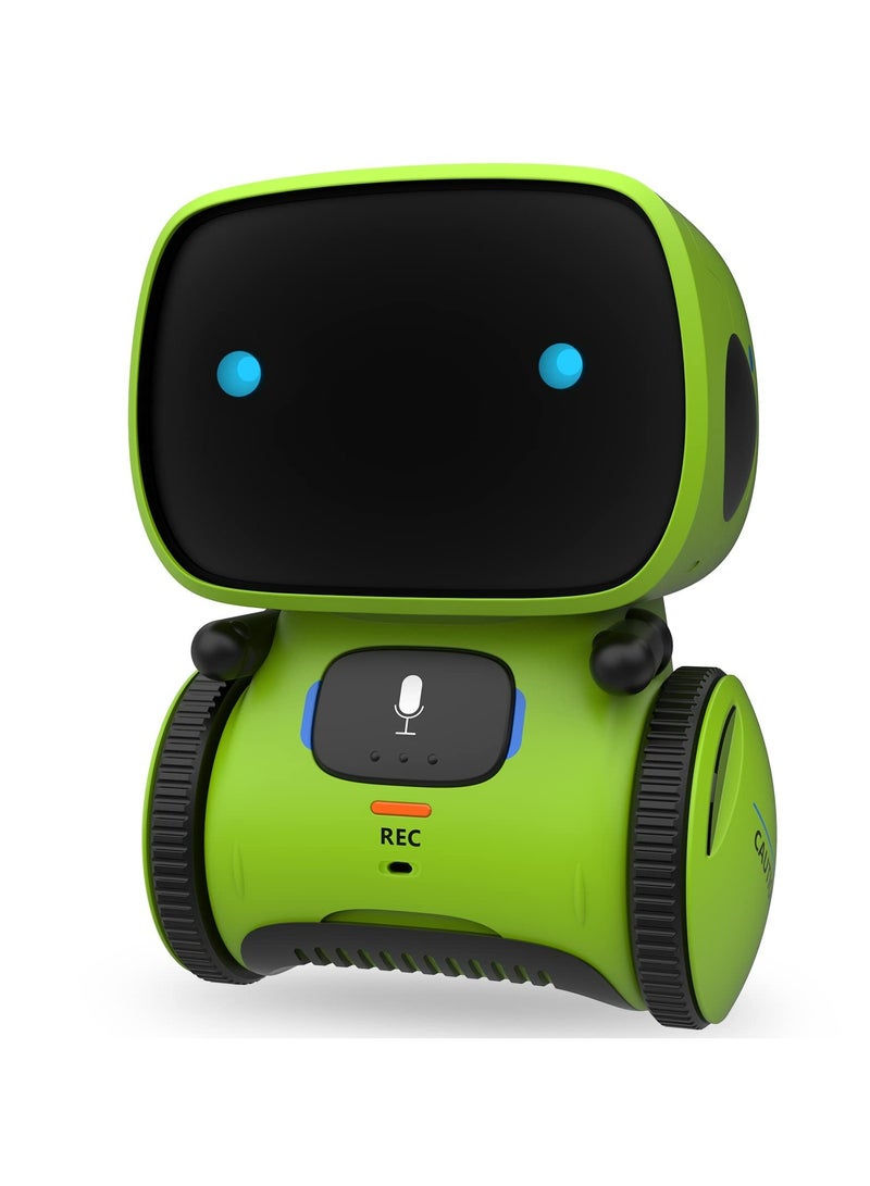 Kids Smart Robot Toys, Children Interactive Intelligent Robot Toys, with Voice Controlled Touch Sensor, Singing, Dancing, Recording, Repeat, Birthday, Gifts for Boys and Girls Ages 3-9 Years  - Image 1