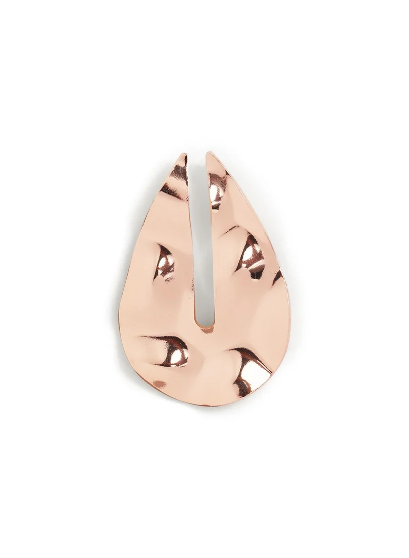 Priyaasi Statement Elegance Brass Studs Earrings