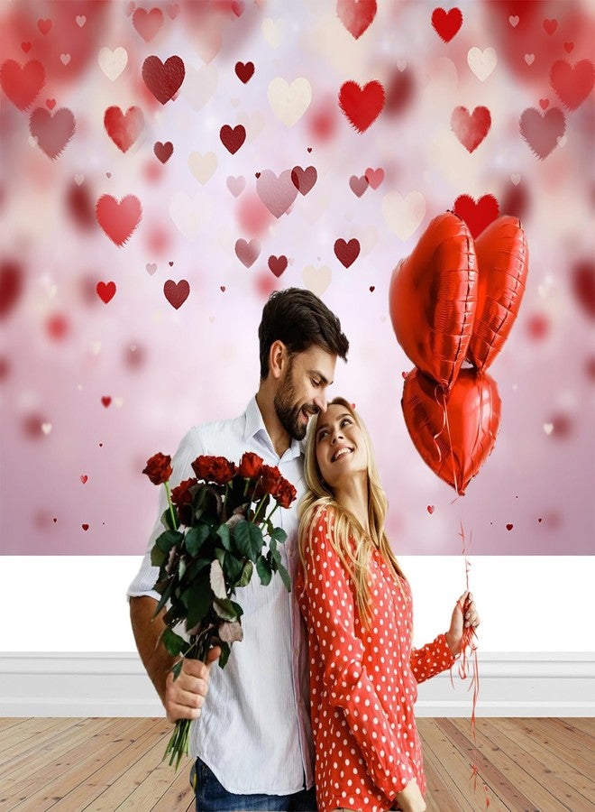 موكسيكا خلفية تصوير فوتوغرافي مزينة بقلب أحمر من موكسيكا، مقاس 7 × 5 قدم، مصنوعة من الفينيل، مناسبة لتصوير يوم الصديقات، وتصوير الفيديو، والخلفيات، والدعائم. - Image 2