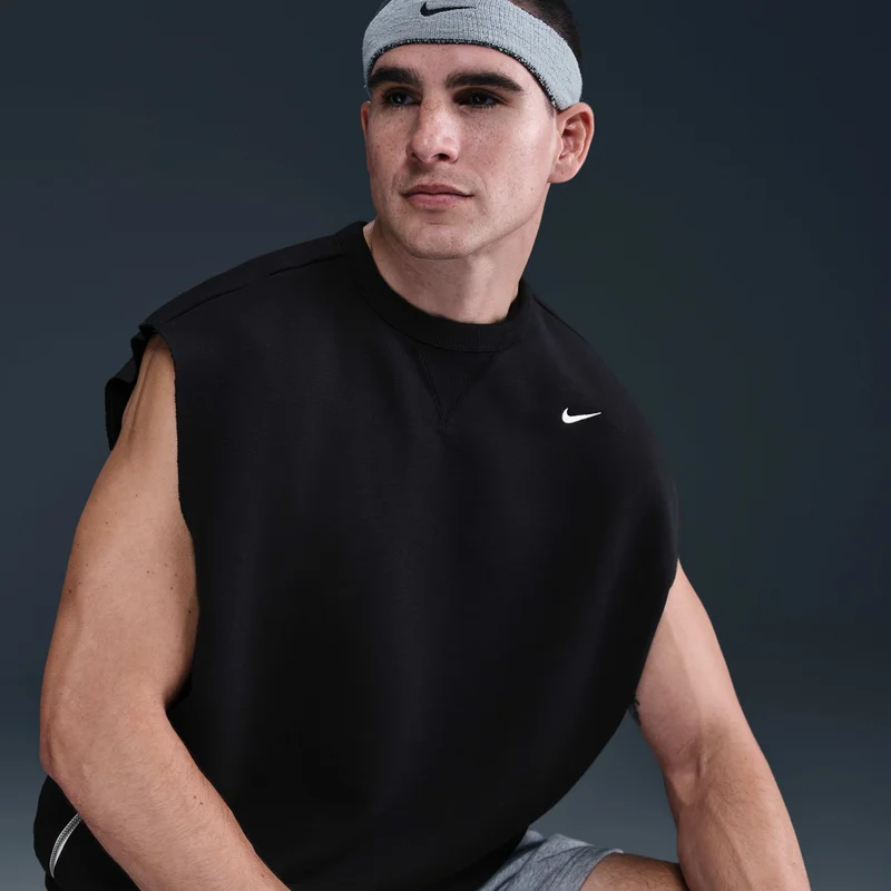 Nike Men's Standard Issue Dri-FIT Sleeveless Basketball Sweatshirt