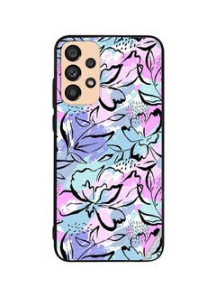 Protective Case Cover For Samsung Galaxy A53 5G Abstract Flowers Print Design Multicolour