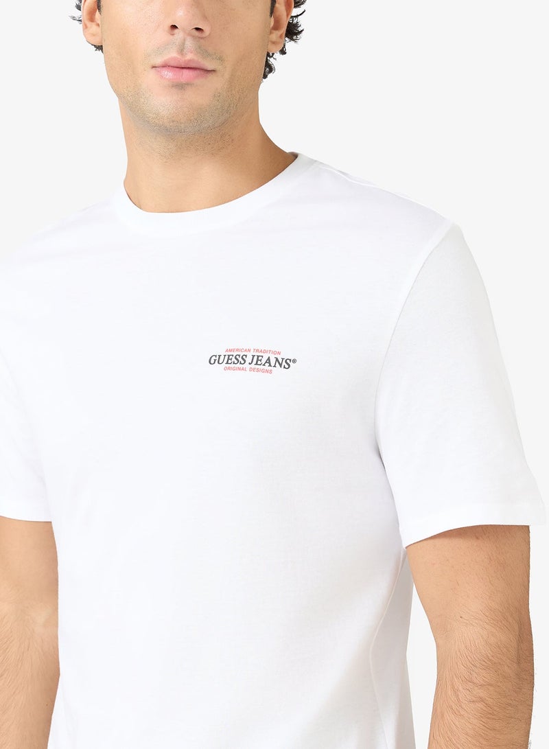 جس تي شيرت كاجوال بياقة دائرية - Image 3