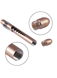 Generic 2 Pieces  Pen Light Mini Flashlight Torch Light , Reusable LED Penlight,Mini Reusable LED Pen Light, White Light, Gold and Black  - Image 2