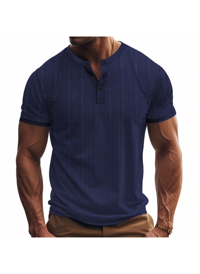 Loose Casual Short Sleeve Men's T-shirt Bamboo Fiber Summer Breathable Vintage  Shirt - Image 2