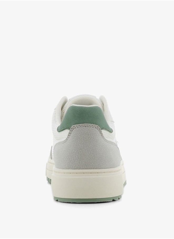 SJ Women's Textured Sneakers with Lace-Up Closure  - Image 3