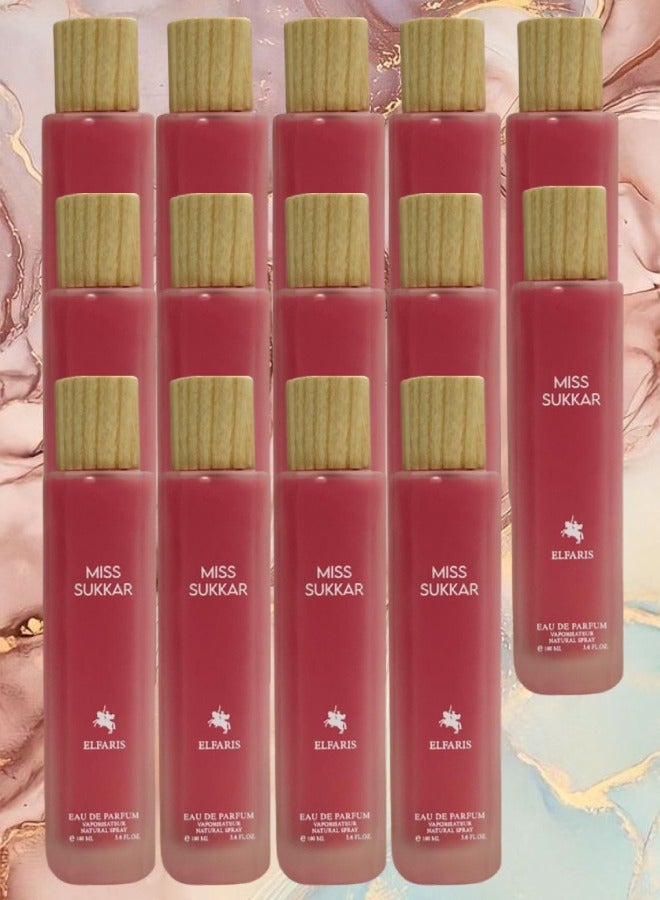 Fares 14 Pieces Miss Sukkar ElFaris EDP 100ML - Image 1