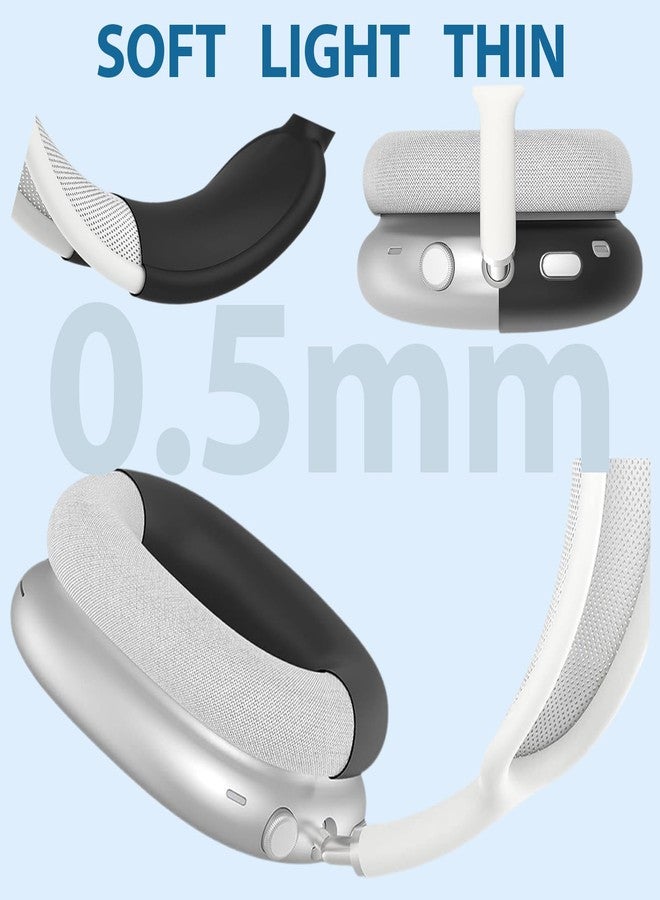 جراب TUNYINSH الصلب لسماعات Apple AirPods Max، حقيبة حمل محمولة للسفر لسماعات AirPods Max (أسود-DT-أسود) - Image 4