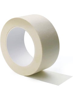 Basic General Purpose Masking Tape For Masking And Protection Medium To High Adhesion Beige 48Mm X 20Yd Pack Of 1 Roll
