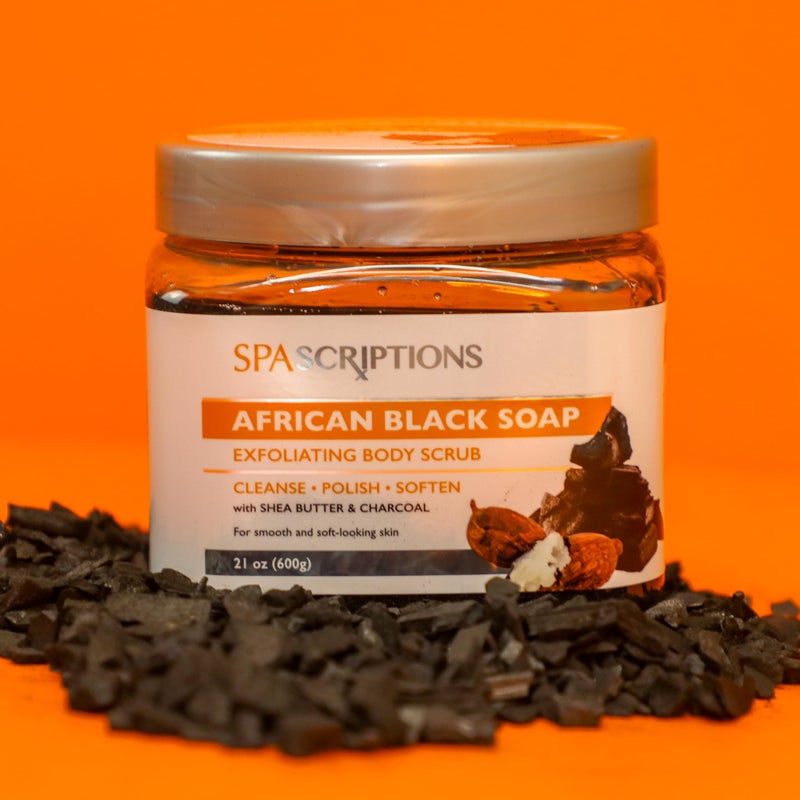 Spascriptions Body Scrubs 21 Oz (21 oz, African Black Soap) - Image 4