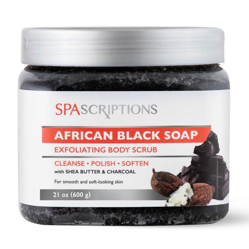Spascriptions Body Scrubs 21 Oz (21 oz, African Black Soap) - Image 1