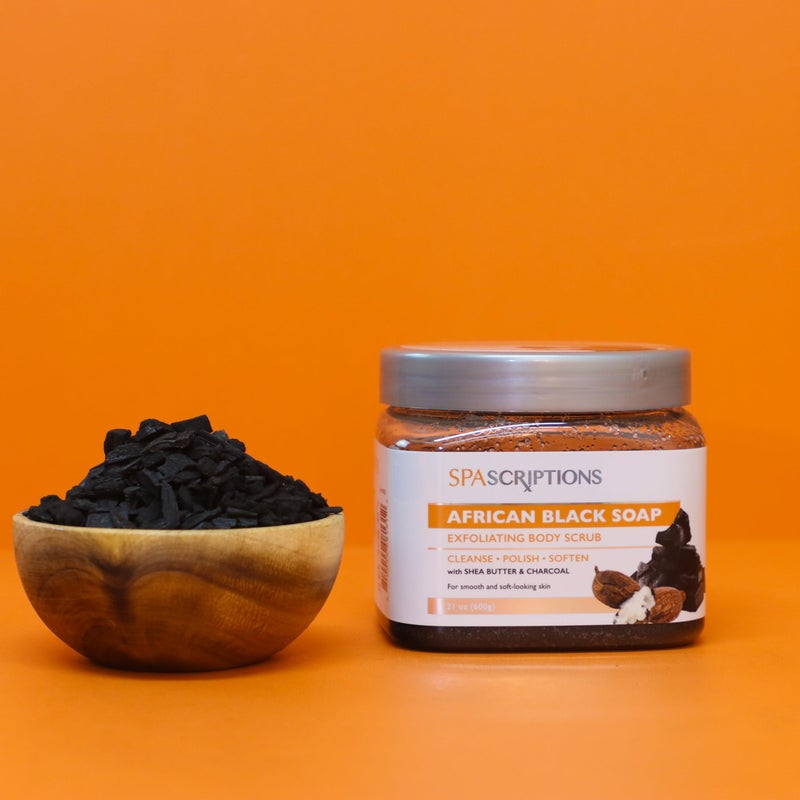 Spascriptions Body Scrubs 21 Oz (21 oz, African Black Soap) - Image 5