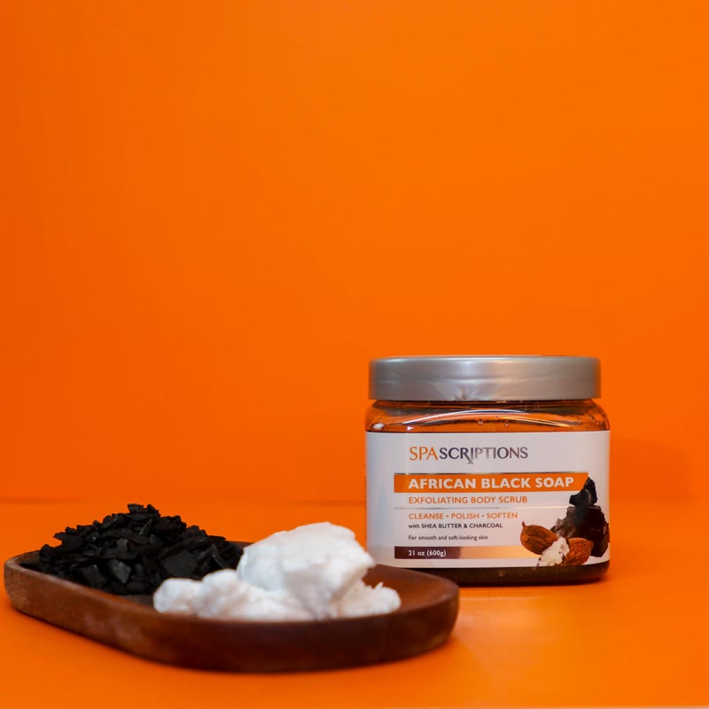 Spascriptions Body Scrubs 21 Oz (21 oz, African Black Soap) - Image 3