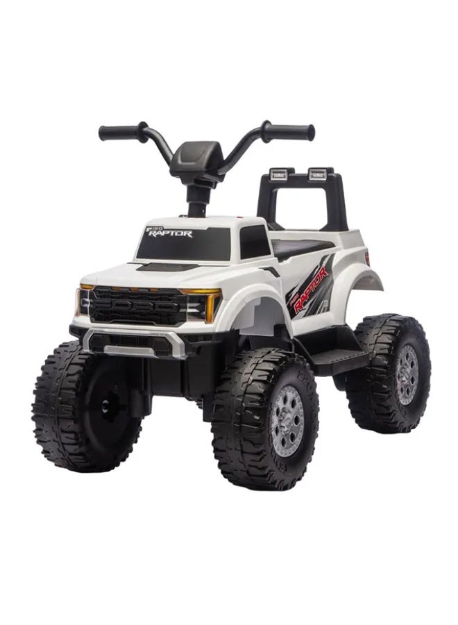 Ford Kids 4 Wheel Quad Bike 2M White - Image 1