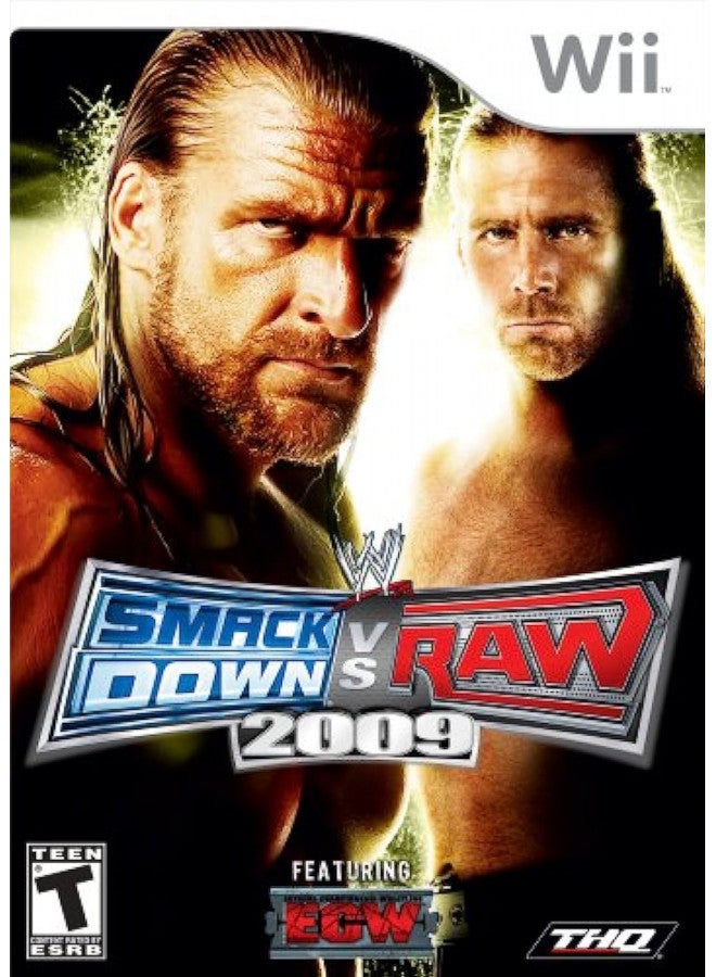 THQ WWE سماكداون ضد راو 2009 - نينتندو وي - Image 1
