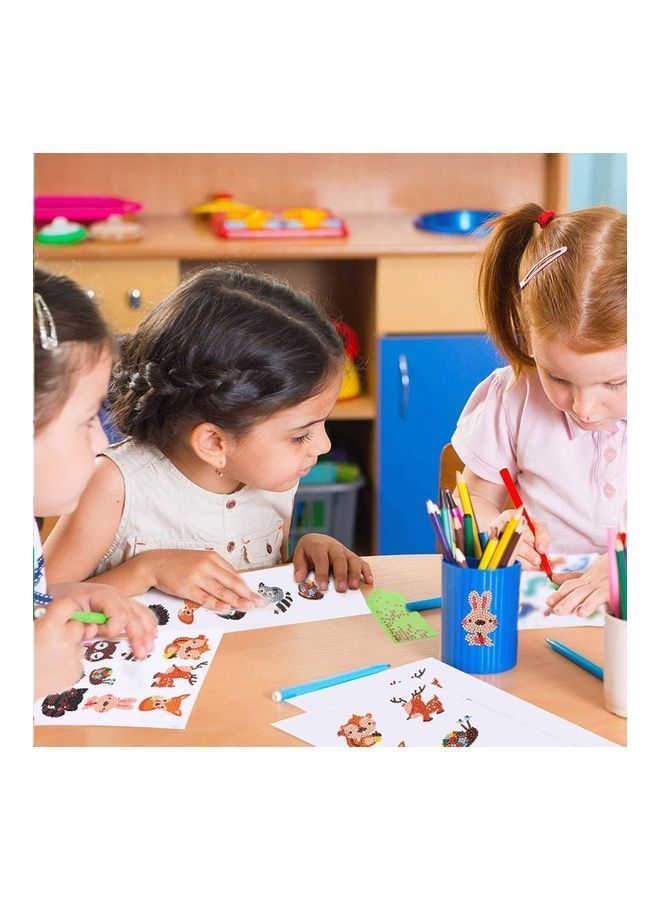 NIBEMINENT 10-Piece Animal Diamond DIY Art Craft Painting Kit - Image 2