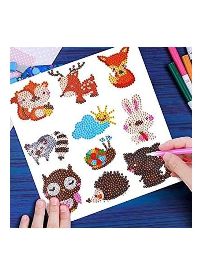NIBEMINENT 10-Piece Animal Diamond DIY Art Craft Painting Kit - Image 5