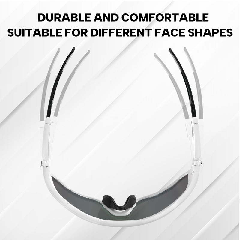 BUCKLOS Polarized Cycling Running Sunglasses for Men Women UV400 Protection,TR90 Sun Glasses for Bike Baseball Sports Safety - Image 3