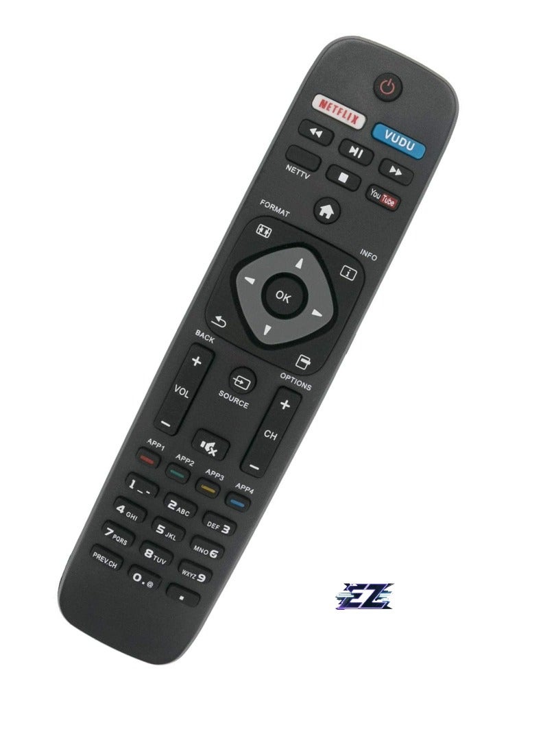 ELTRAZONE New NH500UP Remote Control for Philips TV - Compatible with 43PFL4901, 50PFL5901, 50PFL4901F7 & More - Includes Battery - Image 2