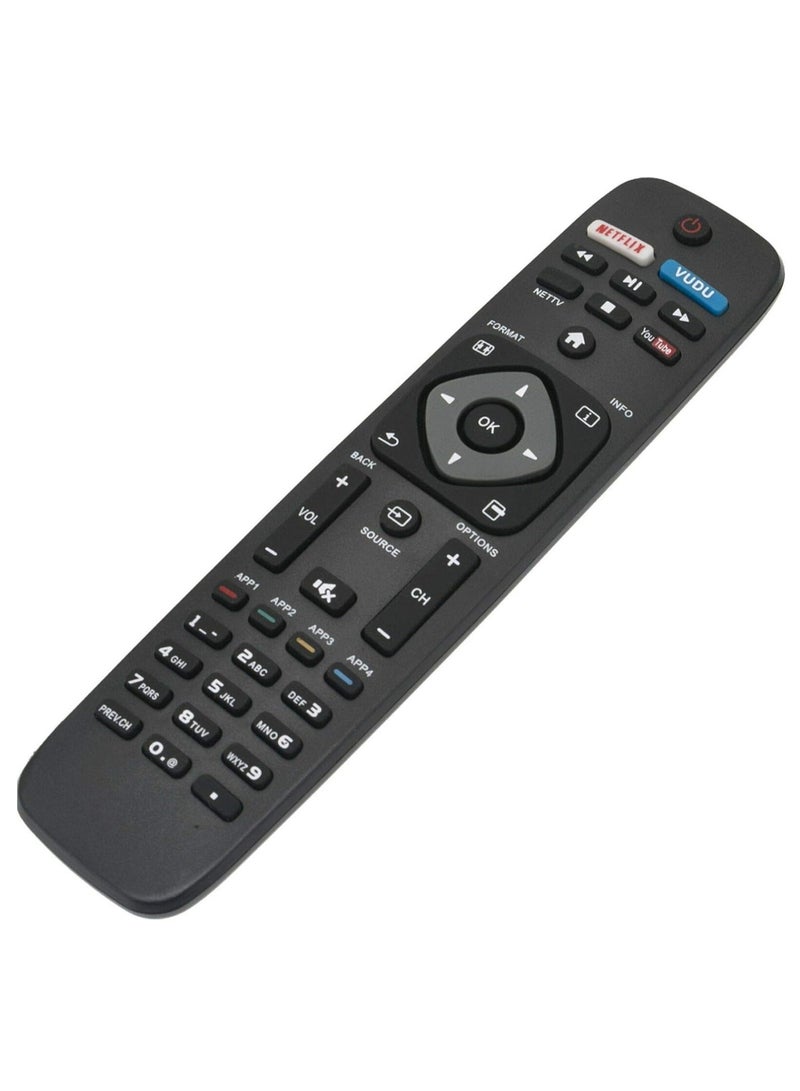 ELTRAZONE New NH500UP Remote Control for Philips TV - Compatible with 43PFL4901, 50PFL5901, 50PFL4901F7 & More - Includes Battery - Image 3