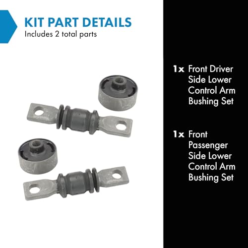 TRQ Control Arm Bushing Kit Front Lower Pair Set for ES300 Avalon Camry Sienna - Image 2