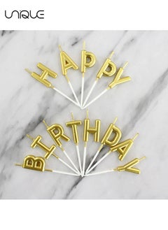 26 Pcs Letter Birthday Candles Set, Cake Candles, Cupcake Candles for Birthday Wedding & Lucky Party Cake Decorations (Gold+Pink) - pzsku/Z2B4F59C1B4CD6EDF08FAZ/45/_/1730358854/de33704a-0e92-4aa8-94ca-49f7fa05ede5