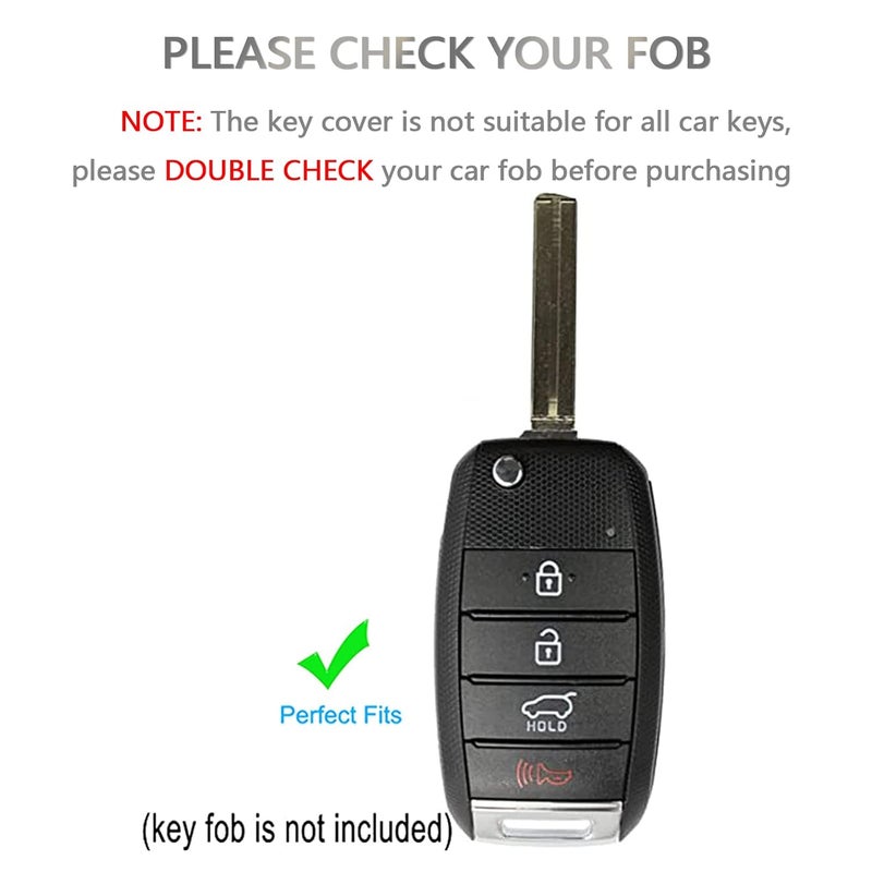 OFFCURVE Purple Key Fob Cover for Kia - Image 2