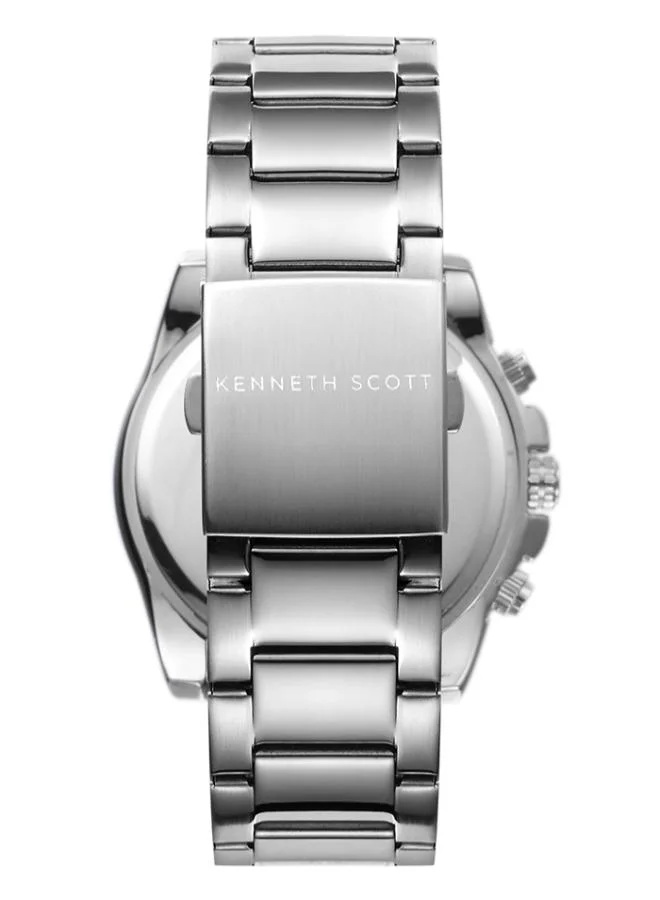 KENNETH SCOTT Men's Stainless Steel Chronograph Watch K22101-SBSBN - 45.5x57 mm
