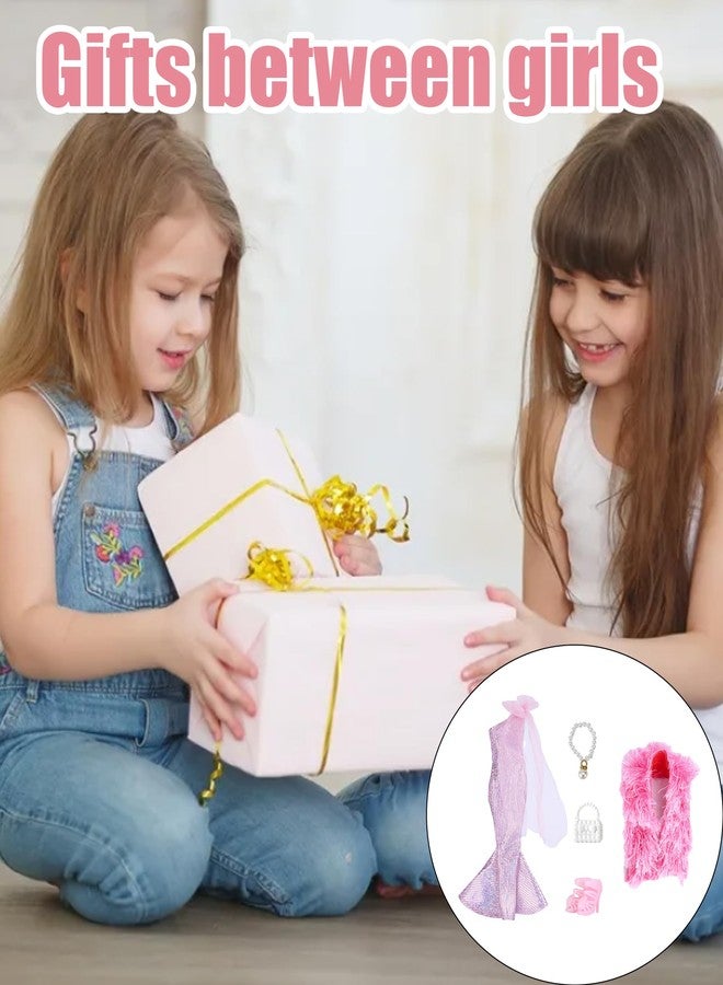 CartHome Dress Set for Dolls, Fashion Doll Clothes with Evening Gown, Doll Accessories Set Perfect for Party Dressing and Role Playing Games Family and School Play - Image 4