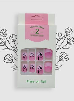 Generic Elegant Artificial Nails - 12 Pieces with Double-Sided Adhesive for a Perfect Look  - Image 2