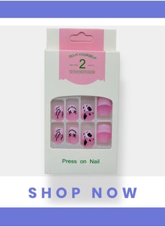 Generic Elegant Artificial Nails - 12 Pieces with Double-Sided Adhesive for a Perfect Look  - Image 3