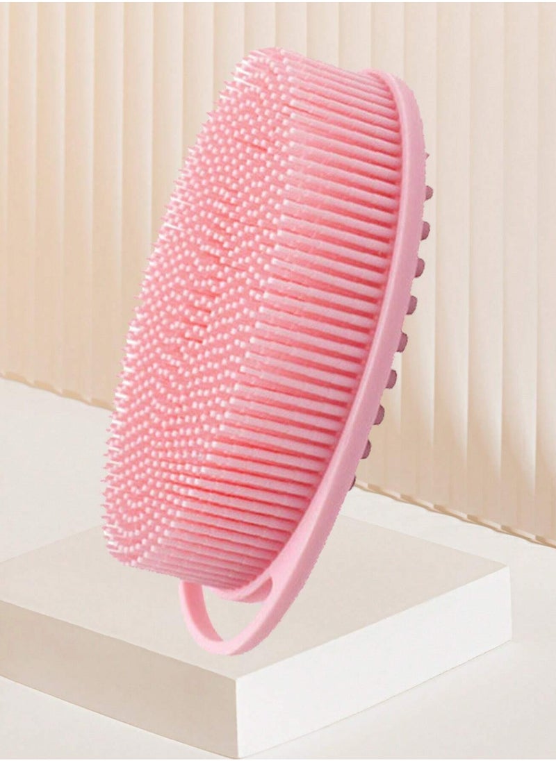 Silicone Bath Brush, Body Brush, Shower Brush for Sensitive Skin Kids Women Men All Skin Types Makeup Brush Cleanser (Pink) - pzsku/Z2B4FB05EB86CA6A70D60Z/45/_/1740733261/e898e5ac-2071-4892-be27-450b209be8b2