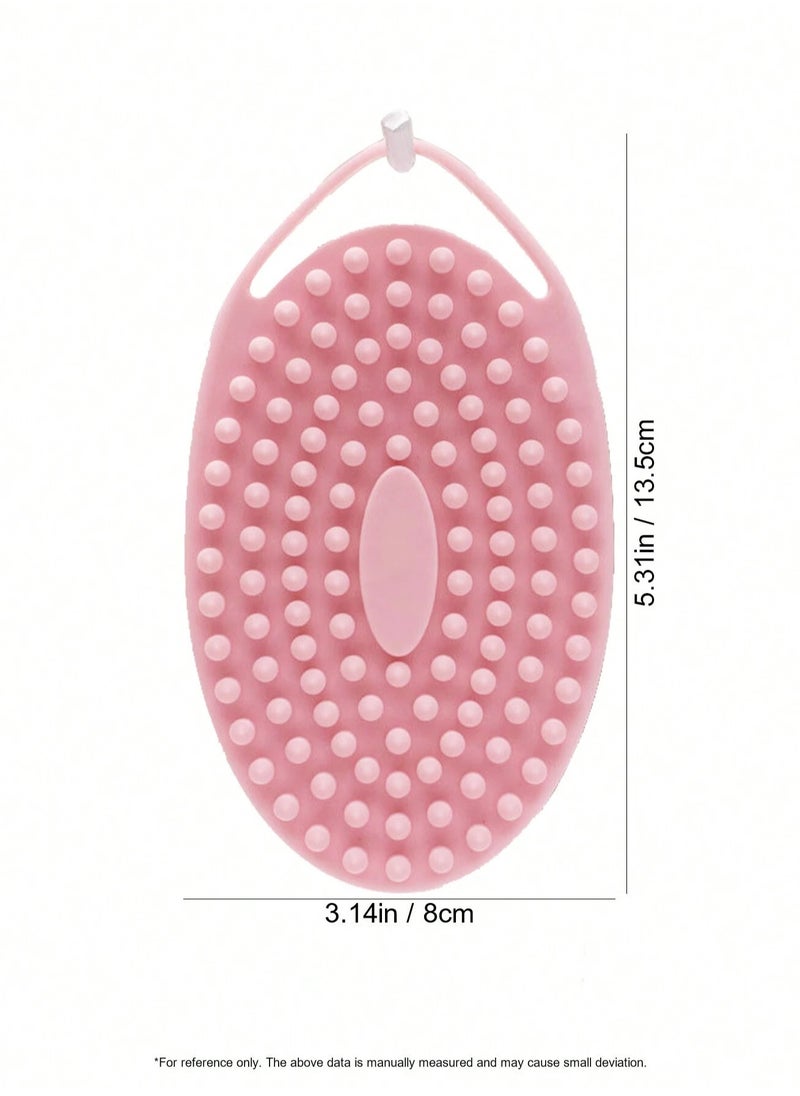 Silicone Bath Brush, Body Brush, Shower Brush for Sensitive Skin Kids Women Men All Skin Types Makeup Brush Cleanser (Pink) - pzsku/Z2B4FB05EB86CA6A70D60Z/45/_/1740733270/6ae38327-482f-4480-860c-d9450a01c653