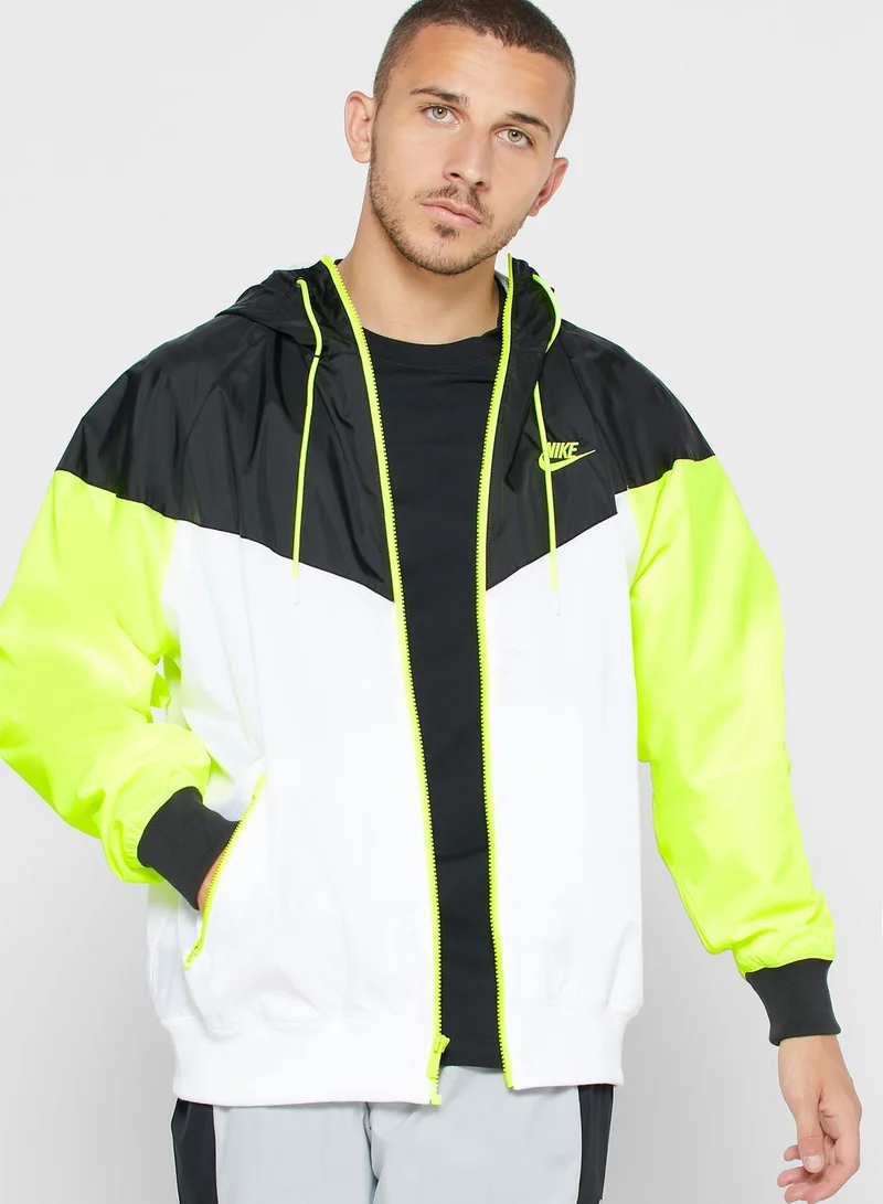 Nike NSW Colour Block Hooded Jacket