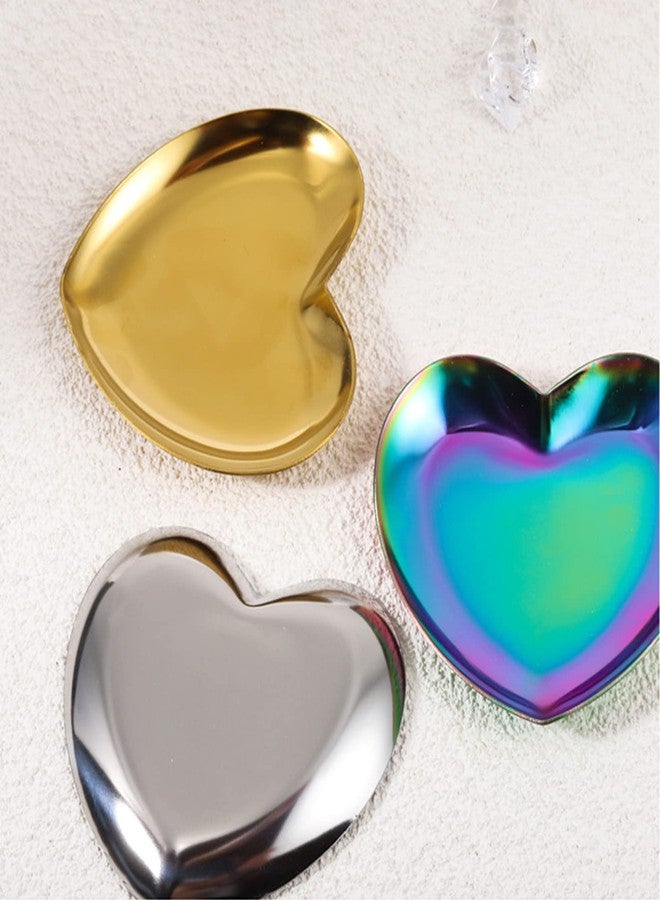 Generic Nail Art Palette Heart Empty Nail Art Palettes Plate Nail Tips Display Stand Gel Polish Drawing Color Ming Palette for Women Beauty Tool Mani Tool | - Image 2